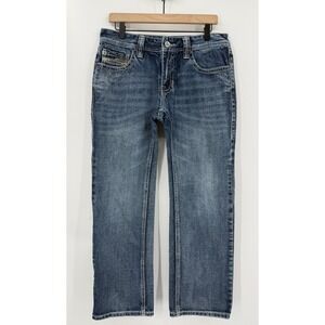 Rock & Roll Cowboy Jeans Mens 31x33 Blue Pistol Stackable Boot Denim Western